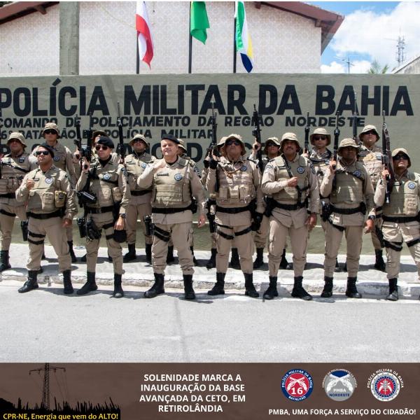 *Solenidade marca a inauguração da Base Avançada da CETO, em Retirolândia*