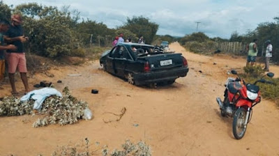 Carro capota na zona rural de Araci e deixa uma vitima fatal 