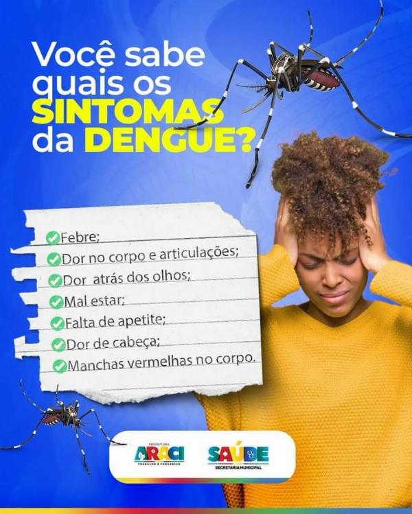 Prefeitura de Araci inicia ainda mais intensificação no combate à dengue após o Carnaval 