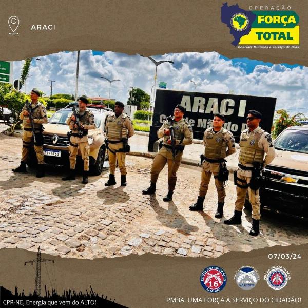 *16° BPM atua na 21ª edição da Operação Força Total*