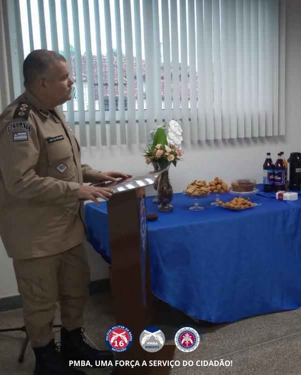 *Comando do 16° BPM realiza reunião alusiva aos 38 anos da Unidade*