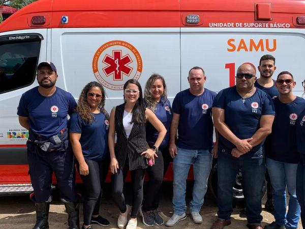 Solenidade marca inauguração da nova base descentralizada do SAMU em Valente