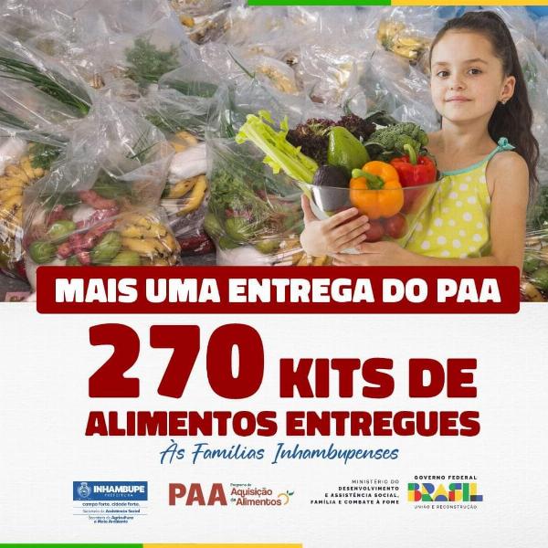 Prefeitura de Inhambupe realiza distribuição de Cestas Verdes para moradores do município 