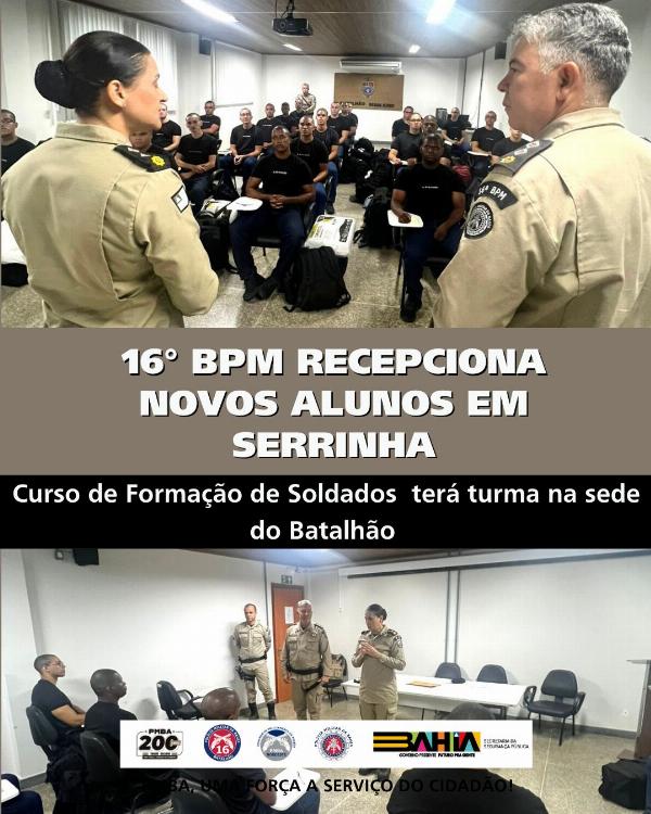 PMBA - CPR-NE 16º BPM/SERRINHA Guardião da Região Sisaleira.