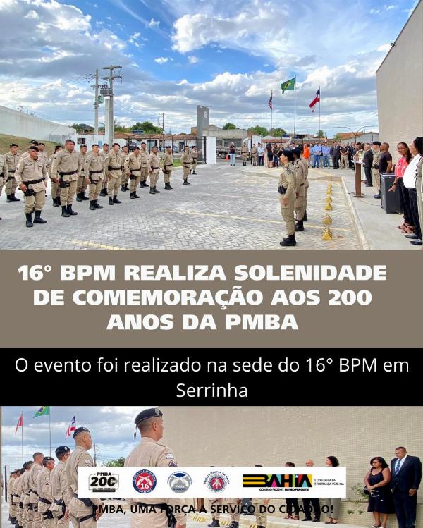 PMBA - CPR-NE 16º BPM/SERRINHA Guardião da Região Sisaleira.